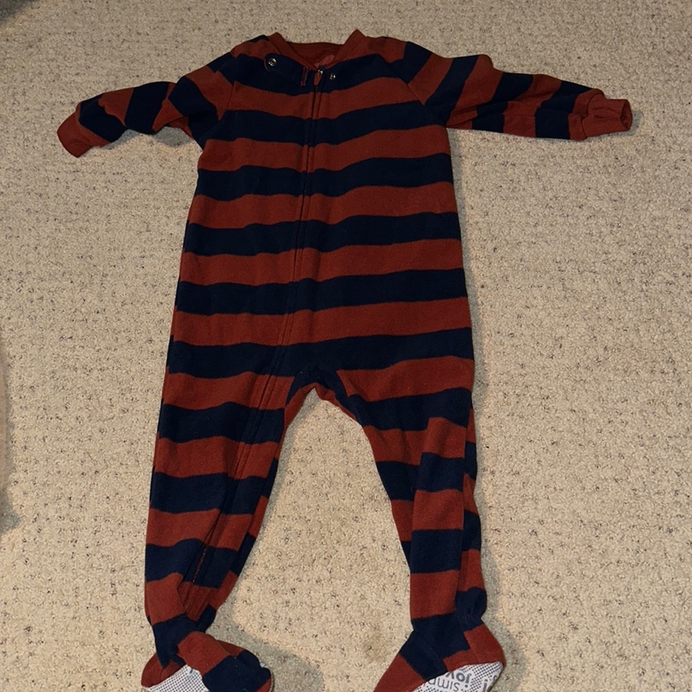 18M carters fleece onesie